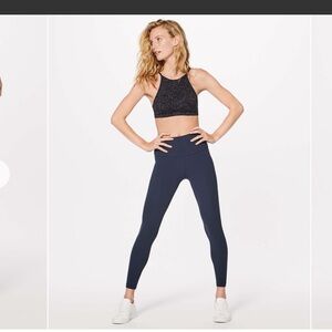 Lululemon Align II Navy High-Waisted Leggings